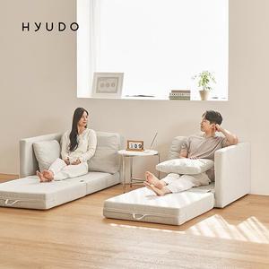 휴도 매일의 동백 1700 패브릭 접이식 3인 오픈형 침대 소파