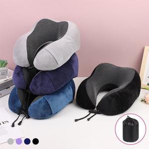 (그레이) 메모리폼 목쿠션 LM-0094/목베개/목베게/기내용/차량용/베개/자동차/목배게/여행용/캠핑/차량/베