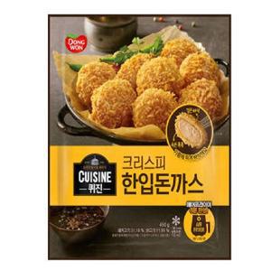 동원 퀴진 크리스피 한입돈까스 450g