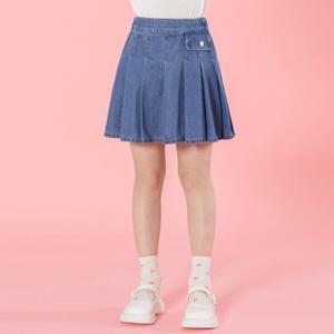 펠트 플리츠 데님 스커트 JXSSK10