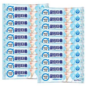 깨끗한나라 쿨링타올 페퍼민트향 1개입 x20개