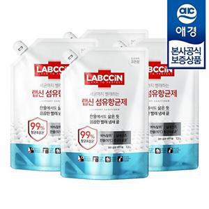 [애경]랩신 섬유항균제 코튼향 리필 1.2L x4개