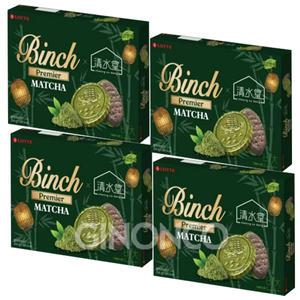 롯데 빈츠 말차 204g 4개 청수당 디저트 전통과자 녹차 한정판과자 탕비실