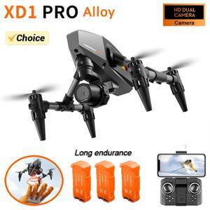 XD1 Pro 미니 드론 4K 8K 듀얼 카메라 WIFI 합금 안티 드롭 광학 흐름 포지셔닝 Quadcopter 원격 제어 선물