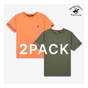 비버리힐즈 폴로클럽 키즈 포인트반팔티셔츠 2PACK 938840