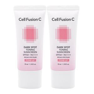 셀퓨전씨 잡티 토닝 썬스크린35ml+35ml SPF50+ 더블기획세트 톤업선크림