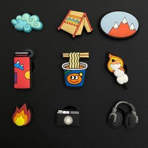 크록스 HC02 파이어 불 JIBBITZ 매장발송 CROCS 신발 꾸미기 악세사리 참 파츠 캠핑