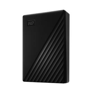 WD 6TB 내 여권 휴대용 외장 하드 드라이브 블랙 랜섬웨어에 대한 방어 기능이 있는 백업 소프트웨어 비밀번호 보호 USB 3.1/USB 3.0 호환 - WDBR9S0060BBK-WESN