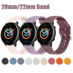 호환품 Garmin Venu 3 2 Plus Sq sq2/Forerunner M 158 55/Vivoactive 스포츠 팔찌용 20mm 실리콘 밴드