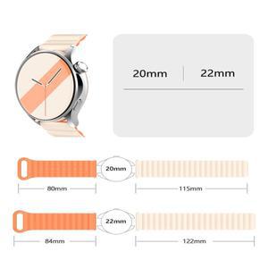 호환 삼성 갤럭시 워치 6/5/4/5pro/6 클래식/액티브 2 20mm 밴드 실리콘 스트랩 화웨이 GT 4-3-pro-2e 스트
