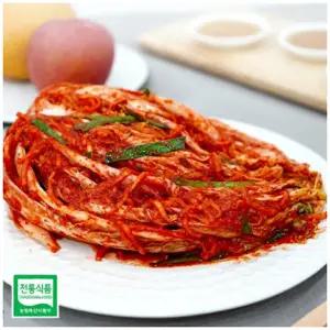초록참 포기김치 5kg 배추김치 젓갈 서울식 경기도식