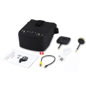 배터리  비디오 헤드셋 HD DVR 다이버시티 FPV 고글 RC 모델 드론용 EV800D 5.8G 40CH 5 인치 800*480