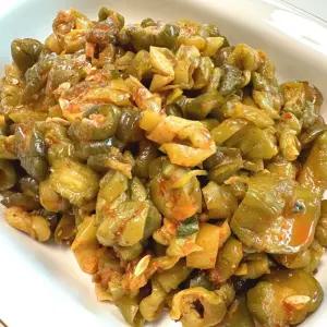 국내산 오이지 무침 장아찌 오이 짠지 500g