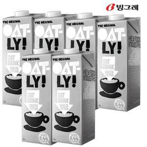 빙그레 오틀리 바리스타 에디션 귀리음료 1L (6팩) 오트밀크 / 귀리두유
