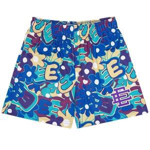 Eric Emanuel EE Basic Short NEW YORK CITY SKYLINE   남성 피트니스 운동 반바지  메쉬 캐주얼
