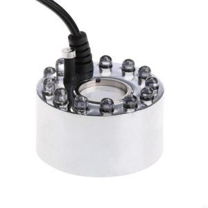 2025  미스트 메이커 Fogger Water Fountain Fog  Atomizer Air Humidifier 오피스  Aquarium 12 LED 조명