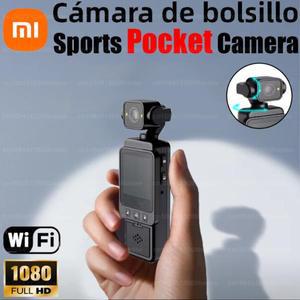 샤오미 8K 핸드헬드 180 ° 회전 미니 휴대용 손떨림 방지 카메라 HD 디스플레이 WiFi 무선 웨어러블 나이