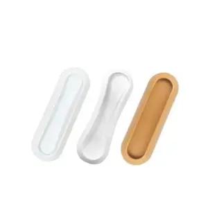 리파코 안전유리손잡이 직선(화이트) 110mm*34mm