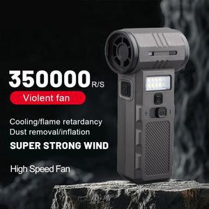 350000RPM 강력 폭풍 팬 먼지 제거 미니 터보 제트 충전식 58m/s 송풍기 에어 더스터
