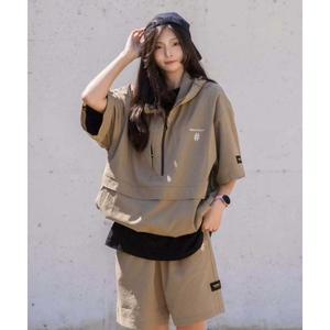 매장정품 BEENTRILL 폴리써커 아노락 점퍼카키 BA252WT003KH 599694