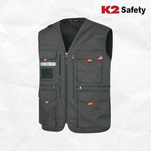 [K2] SAFETY 등산,작업,현장 조끼 PM-S601