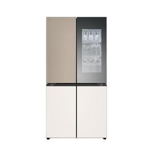 LG 오브제컬렉션 STEM 베이직 냉장고 M875GCB472 노크온 매직스페이스 (플러그)