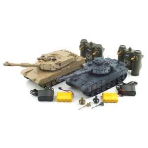 2.4GHz T-90 vs M1A2 배틀탱크 2개세트 RC