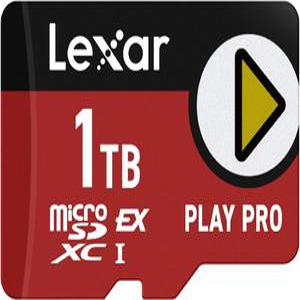 Lexar PLAY PRO microSDXC Express 카드 1TB 최대 읽기 900MB/s 쓰기 600MB/s 닌텐도 스위치 4K 비디오 드