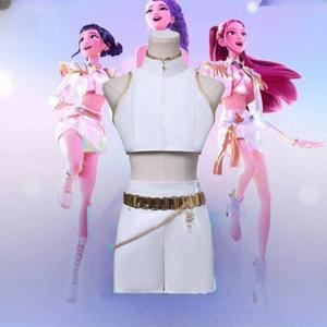 케이팝데몬헌터스 헌트릭스 무대의상 코스프레 루미 조이 밀라 화이트 코스튬 공연 할로윈 의상