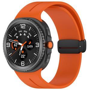 삼성 갤럭시 워치 8 44mm 40mm용 마그네틱 실리콘 스트랩, 삼성 워치 8 클래식 46mm 액세서리용 스포츠 밴