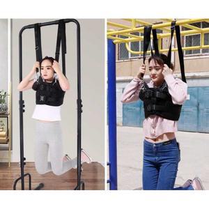 스트레칭 스트랩 견인벨트 허리 가정용 벨트 견인 요추 철봉