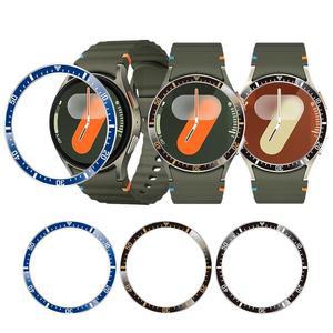 갤럭시 워치 7 44mm 40mm 스마트워치용 메탈 베젤 스포츠 스테인리스 스틸 케이스 범퍼 링