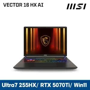 T) MSI 벡터 16 HX AI A2XWHG-U7 QHD+ Win11 (32GB 램/ NVMe 1TB 교체 장착)