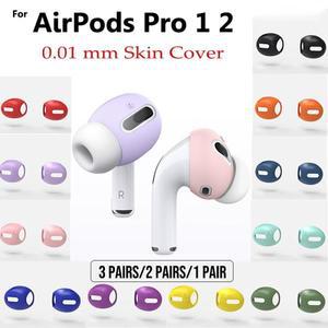 AirPods Pro 2 1세트 실리콘 보호 커버 스킨 케이스 이어 팁 액세서리 용 패드