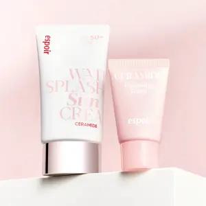 [기획세트] 워터 스플래쉬 선크림 세라마이드 SPF50+ PA++++ 60ml & 세라마이드 클렌징 폼20g