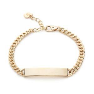 [도로시]14k 클래식 커브 스틱 팔찌(여성용)-16.5cm/17.5cm