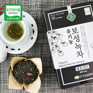 [친환경팔도]보성 유기농 녹차 녹향/대작 100g