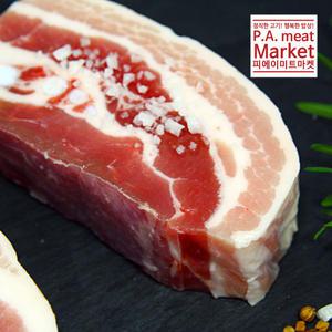 [피에이미트마켓 칼집 왕목살 3cm통삼겹 삼겹살 구이용/대패용/수육용 만능소갈비소스1kg]