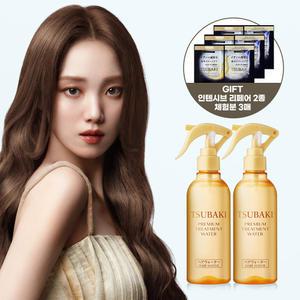 츠바키 프리미엄 트리트먼트 워터 210ml 2개 + 인텐시브 2종 체험분 3매 증정