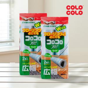 고로고로 와이드 마루용 돌돌이 테이프 클리너 리필 2입X2봉