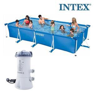 [인텍스]INTEX 패밀리프레임풀 특대형 28273 +필터 정화펌프 세트 28274