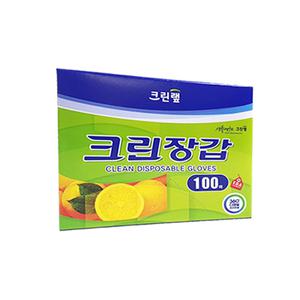 크린장갑 100매 일회용 비닐장갑