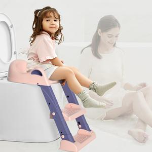 맘앤쥬 유아 접이식 사다리 아기변기
