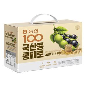 농협 100 국산콩 통째로 검은콩 17곡 두유 190ml 24팩