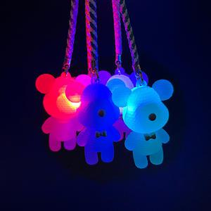 LED 곰돌이 골프티걸이 골프티꽂이 야간라운딩 버디용품 캐디용품