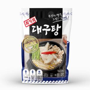 [최기택] 대구탕밀키트1.2kg / 지리탕 맑은대구탕 해장용 캠핑용 푸짐한 간편한 술안주 맛집 밀키트