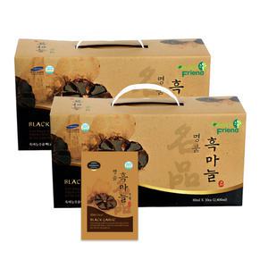 헬스프랜드 명품 흑마늘진액 100% 80ml x 60포(2박스) 흑마늘즙