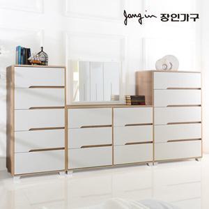 장인가구 시클리 화이트 화장대풀세트 2000