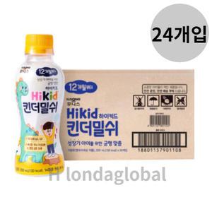 후디스 하이키드 유아 킨더밀쉬 200ml 24개입