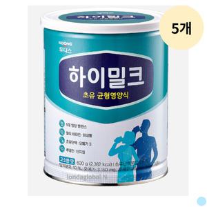 일동 하이 밀크 오리지널 성인 영양 초유 분유 600g 5